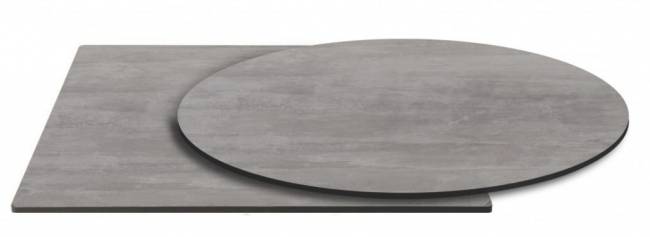 Столешница квадратная Solid Compact 490х490 цемент 490х490х12 мм