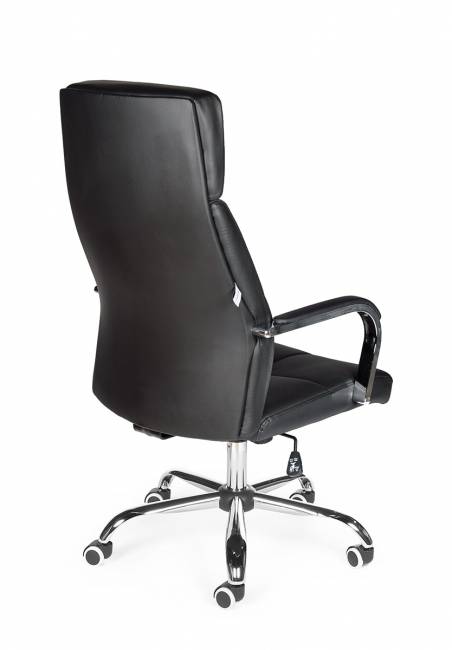 Кресло офисное / Алекс / черная экокожа