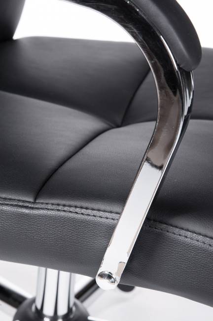 Кресло офисное / Алекс / черная экокожа