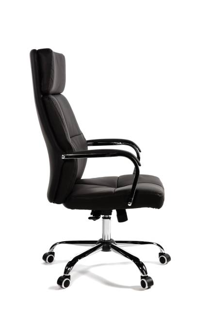Кресло офисное / Алекс / черная экокожа