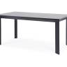 "Венето" обеденный стол из HPL 180х90см, цвет "серый гранит", каркас черный
