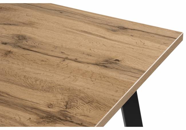 Тринити Лофт 140 25 мм дуб вотан / черный матовый