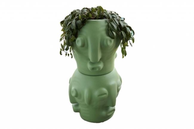 Кашпо пластиковое Threebu Totem Pot 2 Standard 450х450х900 мм