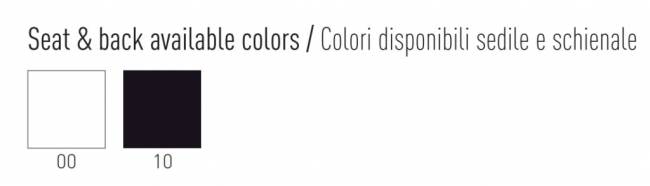 Стул пластиковый с обивкой Over Plus 440х490х780 мм