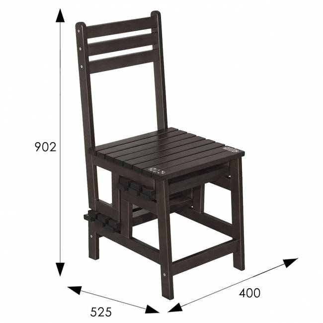 Стул-стремянка Массив венге Стул-стремянка Массив венге