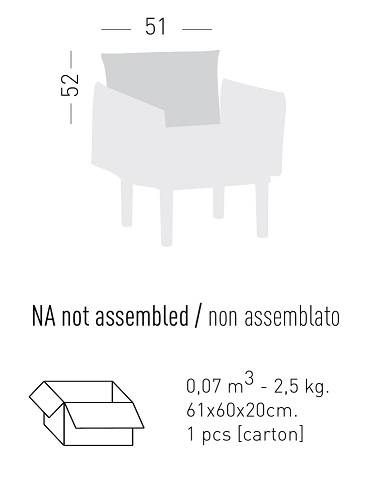 Подушка на спинку Conga Backrest 510х520 мм Подушка на спинку Conga Backrest 510х520 мм