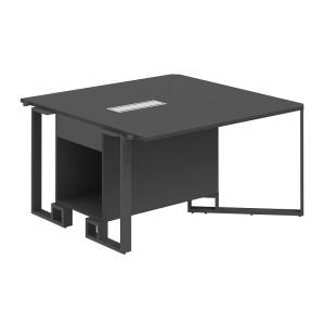 SP.0113.AN.AN.AN / Модуль боковой 1200х1200х750 / столешница:антрацит, подстолье:антрацит, металлокаркас:антрацит, лючок:серый