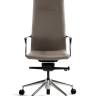 Кресло офисное / Лилль / мокко экокожа/ алюминий крестовина