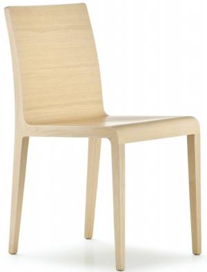 Стул деревянный Young беленый дуб 430х530х825 мм