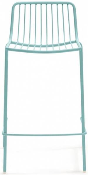 Стул металлический полубарный Nolita голубой 495х465х860 мм