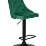 Набор 2 шт Стул барный DOBRIN JOSEPH BLACK, зеленый велюр (MJ9-88)