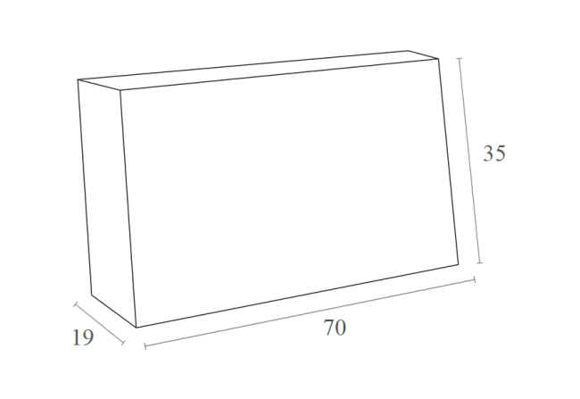 Подушка для спинки кресла Portofino Lounge бежевый 700х350х190 мм