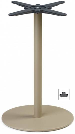 Подстолье металлическое Tiffany тортора Ø450х730 мм