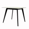 Стол Arki М 90 чёрный/слоновая кость