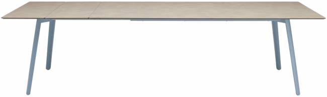 Стол ламинированный раздвижной Squid Extendable голубой, тортора шпатель 2090-2490-2890х1000х730 мм