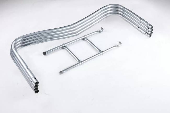 Батут "Atlas Sport", 374 см - 12ft PRO (усиленные опоры) BLUE