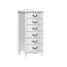 Комод Leset "Джульетта" узкий (6 ящ.) Молочный дуб