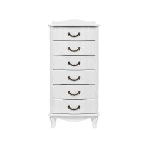 Комод Leset "Джульетта" узкий (6 ящ.) Молочный дуб