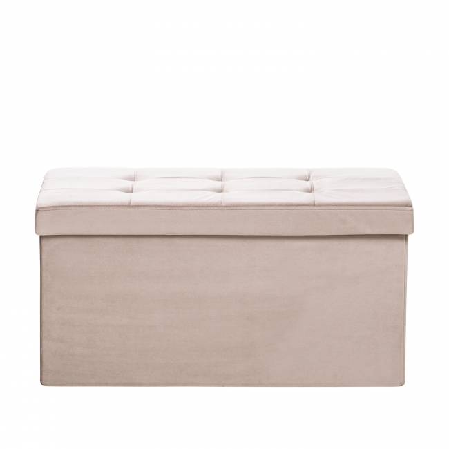 Пуф Leset Леда складной с крышкой, велюр Какао Какао Пуф Leset Леда складной с крышкой, велюр Какао Какао