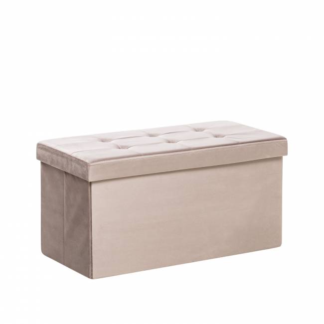 Пуф Leset Леда складной с крышкой, велюр Какао Какао Пуф Leset Леда складной с крышкой, велюр Какао Какао