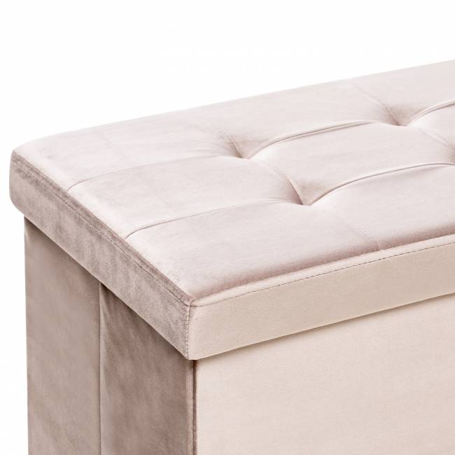 Пуф Leset Леда складной с крышкой, велюр Какао Какао Пуф Leset Леда складной с крышкой, велюр Какао Какао