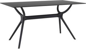 Стол пластиковый Air Table 140 черный 1400х800х740 мм