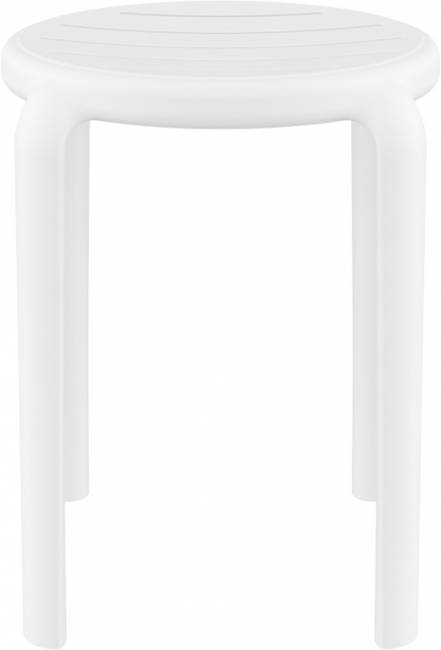 Табурет пластиковый Tom 45 белый 340х340х450 мм