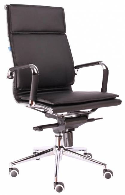 Офисное кресло Nerey M, натуральная кожа, черный