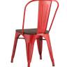 Стул TOLIX WOOD красный глянцевый