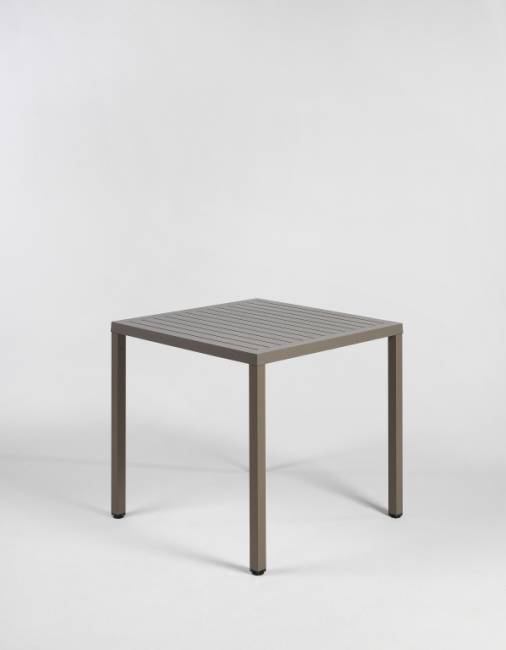 Стол пластиковый обеденный Cube 80 тортора 800х800х754 мм