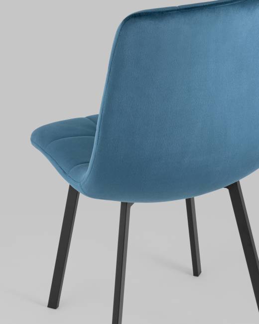 Стул Chilly велюр сине-зеленый 4 шт.