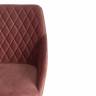 Кресло BREMO (mod. 708) / 1 шт. в упаковке коралловый barkhat 15 /черный ткань/металл