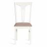 Стул - Гермес/ Hermes дерево гевея, 43х49х94см, Ivory white, ткань серая (TM-164) (Комплект из 2 шт.) Ivory white, ткань серая (TM-164) дерево гевея