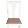Стул - Гермес/ Hermes дерево гевея, 43х49х94см, Ivory white, ткань серая (TM-164) (Комплект из 2 шт.) Ivory white, ткань серая (TM-164) дерево гевея