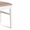 Стул - Гермес/ Hermes дерево гевея, 43х49х94см, Ivory white, ткань серая (TM-164) (Комплект из 2 шт.) Ivory white, ткань серая (TM-164) дерево гевея