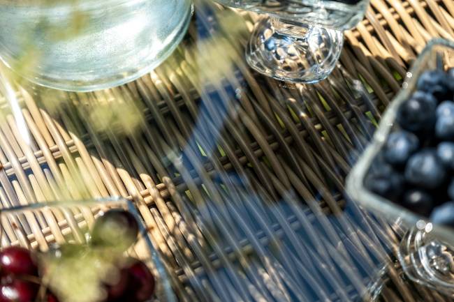 "Эспрессо - 150 C" обеденная группа плетеная, цвет соломенный