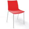 Стул пластиковый Kanvas NA красный 470х500х790 мм