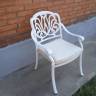 Белая садовая мебель Harold IV из литого алюминия