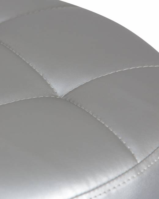 Табурет барный DOBRIN BRUNO, серебряный