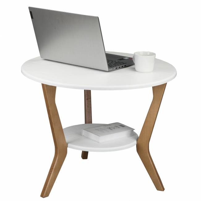 Стол журнальный BeautyStyle 13 белый/бук Стол журнальный BeautyStyle 13 белый/бук