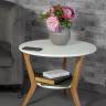 Стол журнальный BeautyStyle 13 белый/бук Стол журнальный BeautyStyle 13 белый/бук