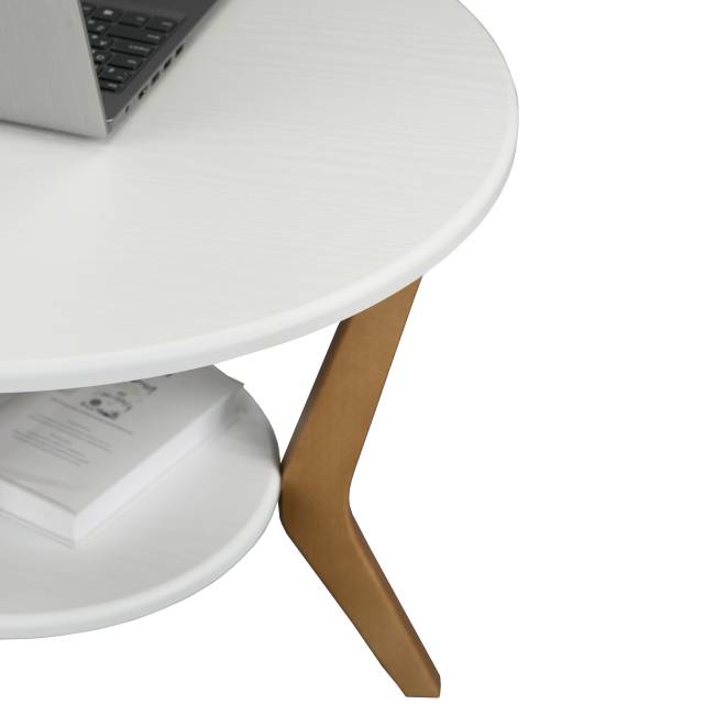 Стол журнальный BeautyStyle 13 белый/бук Стол журнальный BeautyStyle 13 белый/бук