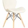 Стул обеденный DOBRIN BUTTERFLY, ножки светлый бук, цвет сиденья кремовый