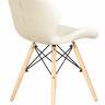 Стул обеденный DOBRIN BUTTERFLY, ножки светлый бук, цвет сиденья кремовый