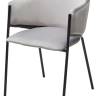 Стул ДИЛЛ, цвет H-09 Светло-серый, велюр / черный каркас М-City