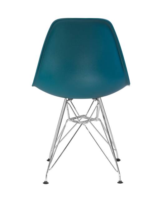 Набор 4 шт Стул обеденный DOBRIN DSR, ножки хром, цвет морской волны (G-05)