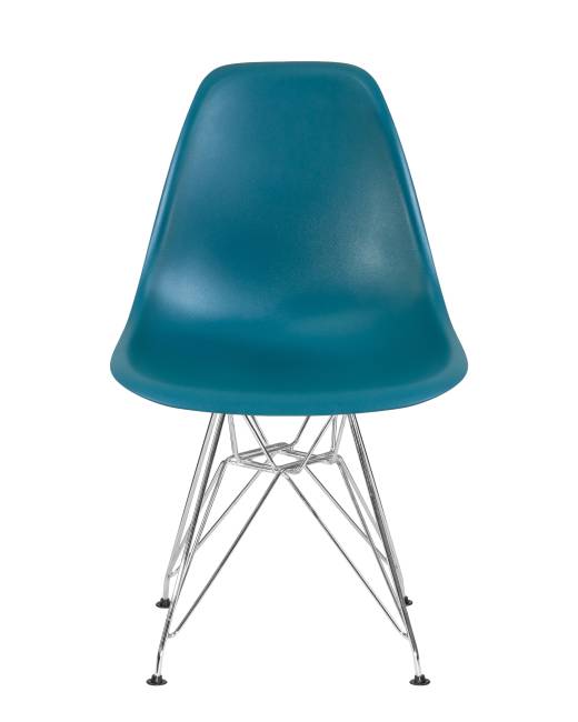 Набор 4 шт Стул обеденный DOBRIN DSR, ножки хром, цвет морской волны (G-05)