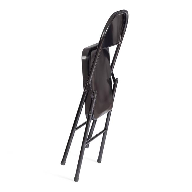 Стул складной Folder/Фолдер (мод. 3023(II))/2 шт. в упаковке металлический, 46,5х48х75, черный  (Комплект из 2 шт.) черный металлический