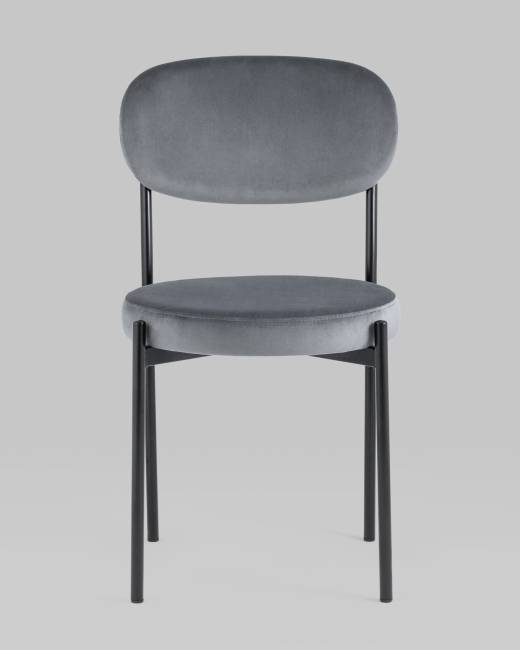 Стул Бриф NEW велюр серый 4 шт