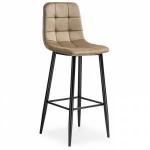 Барный стул Chio dark beige / black
